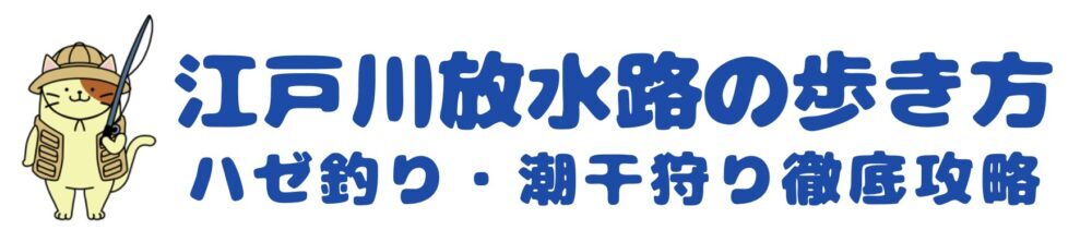 江戸川放水路の歩き方｜ハゼ釣り・潮干狩りを徹底攻略